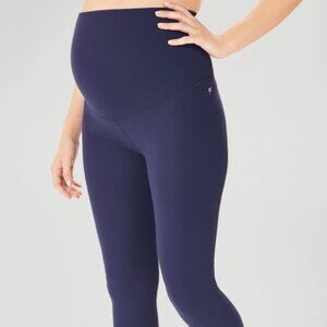 Fabletics High-Waisted PureLuxe Maternity Legging Navy Blue XL